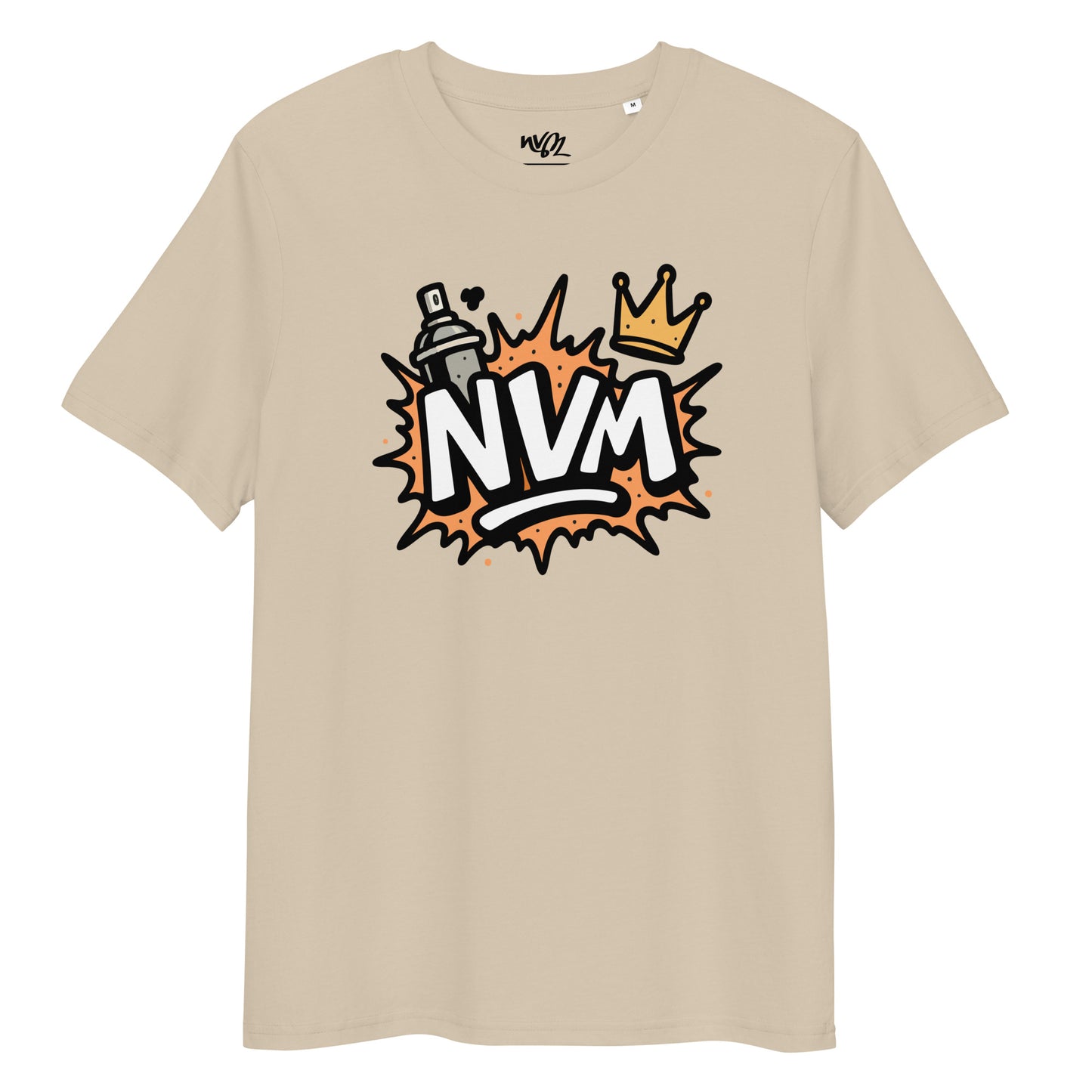 t-shirt beige nvm splash neg a vye manni