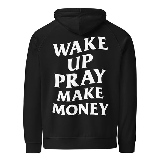 hoodie wake up pray make money tan neg a vye manni