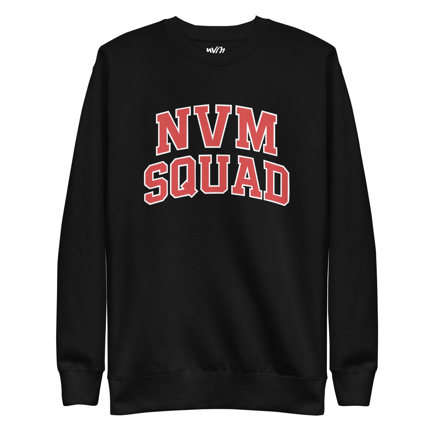 sweatshirt noir nvm squad neg a vye manni