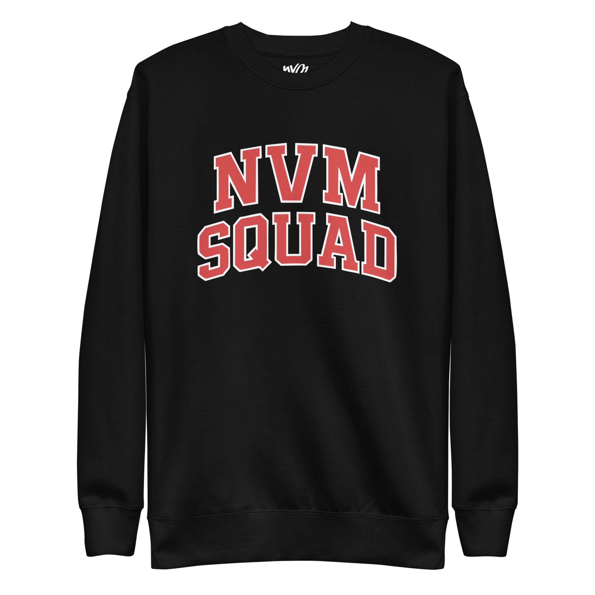 sweatshirt noir nvm squad neg a vye manni