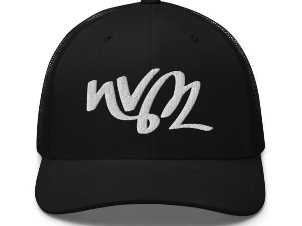 casquette trucker noir nvm neg a vye manni