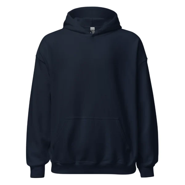 hoodie bleu vue de face