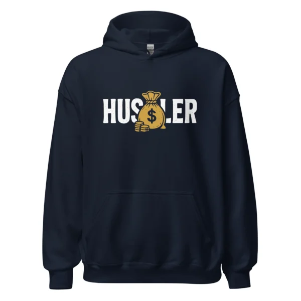 hoodie hustler neg a vye manni bleu marine