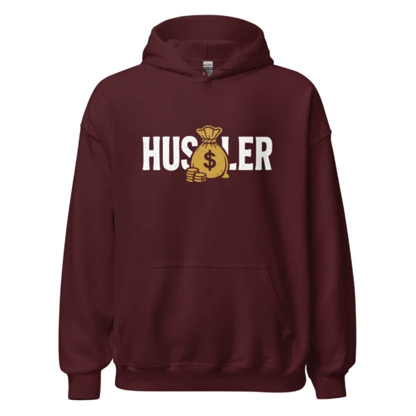 hoodie hustler neg a vye manni rouge bordeaux