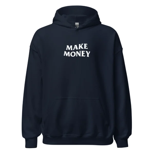 hoodie make money bleu neg a vye manni