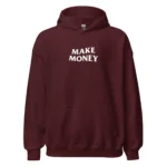 hoodie make money neg a vye manni rouge bordeaux