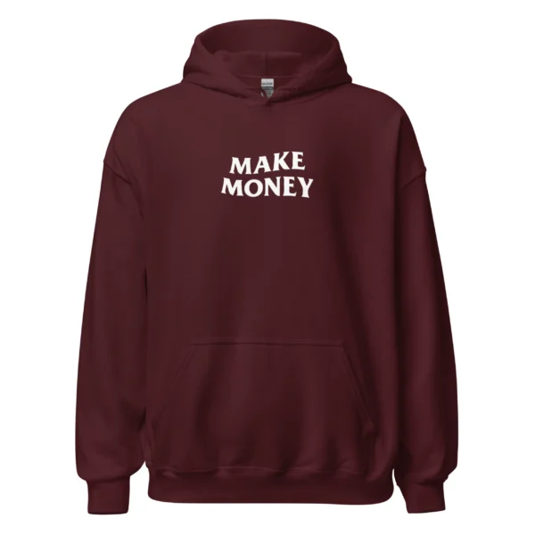 hoodie make money neg a vye manni rouge bordeaux