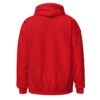 hoodie rouge dos