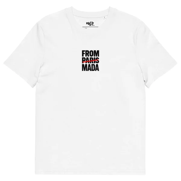 t-shirt from mada blanc neg a vye manni