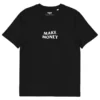 t-shirt noir make money nèg a vyé manni