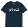 t-shirt nèg a vyé manni bleu