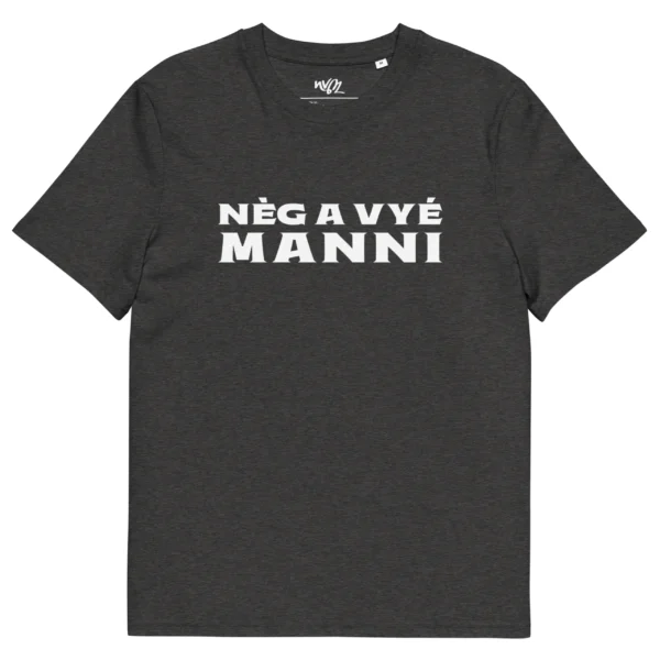 t-shirt nèg a vyé manni gris foncé