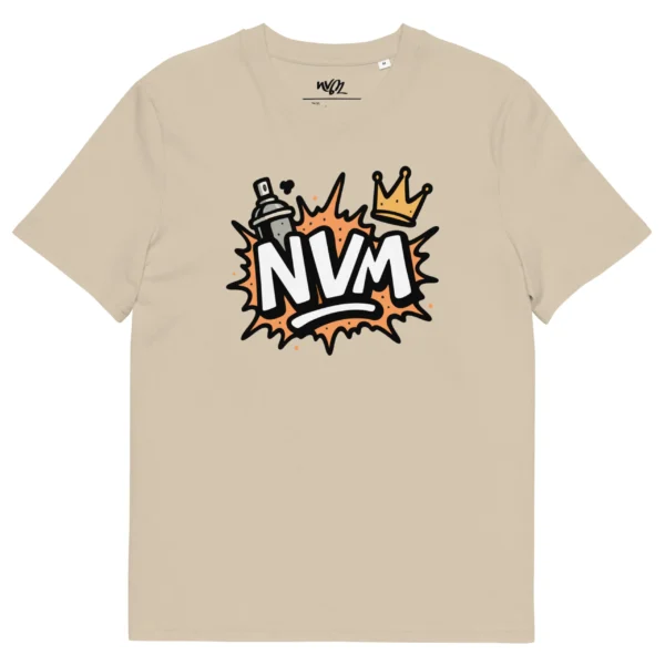 t-shirt nvm splash beige, neg a vye manni