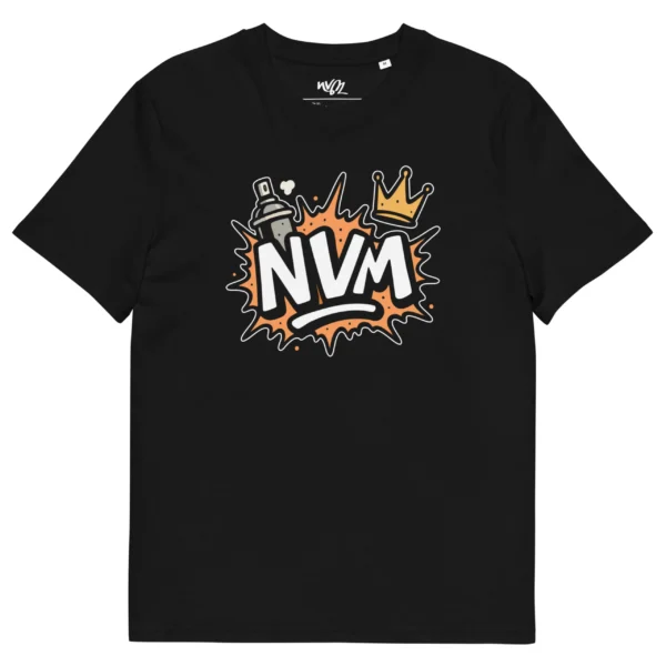 t-shirt nvm splash noir neg a vye manni