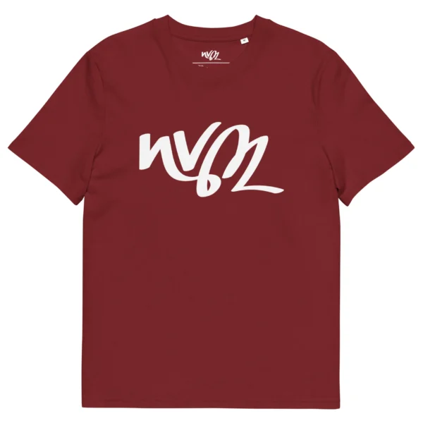 t-shirt rouge bordeaux nvm neg a vye manni