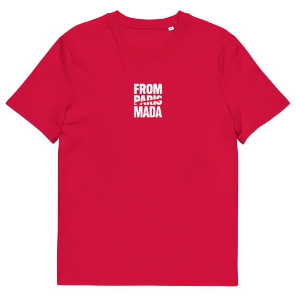 tshirt rouge from mada nèg a vyé manni