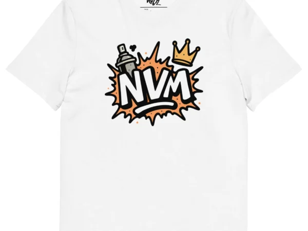 t-shirt nvm splash, nèg a vyé manni