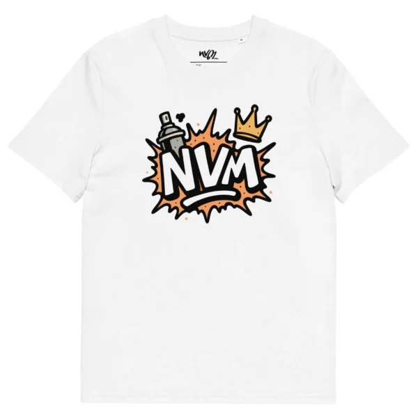 t-shirt nvm splash, nèg a vyé manni