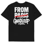 tshirt from gwadloup noir neg a vye manni vu de dos