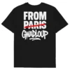 tshirt from gwadloup noir neg a vye manni vu de dos