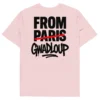 tshirt from gwadloup rose neg a vye manni vu de dos