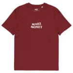 t-shirt make money neg a vye manni rouge bordeaux