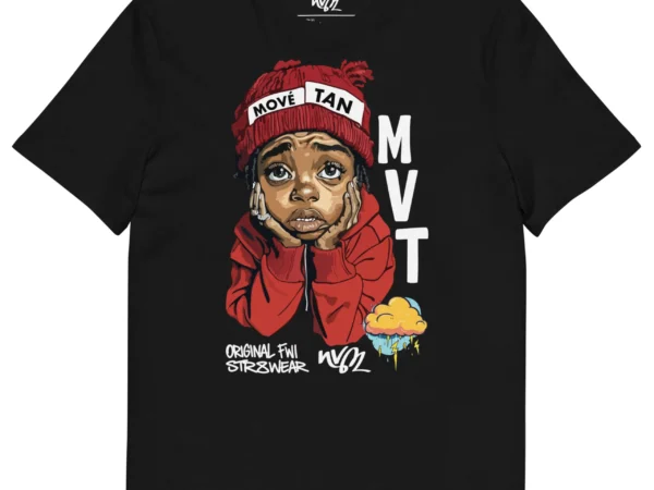 tshirt mové tan, noir, nèg a vyé manni