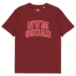 tshirt nvm squad rouge bordeaux neg a vye manni