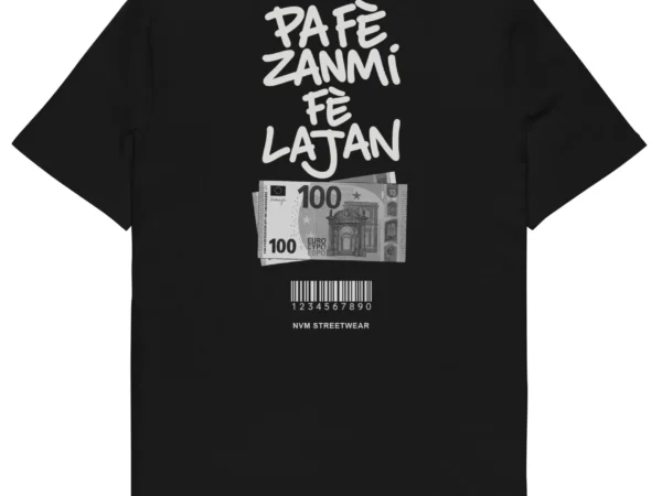 t-shirt pa fè zanmi fè lajan nèg a vyé manni