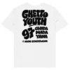 tshirt ghetto youth blanc nèg a vyé manni