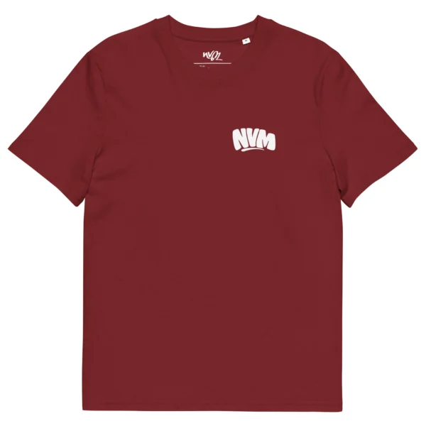 tshirt nvm rouge bordeaux neg a vye manni