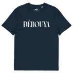 tshirt débouya bleu marine nèg a vyé manni