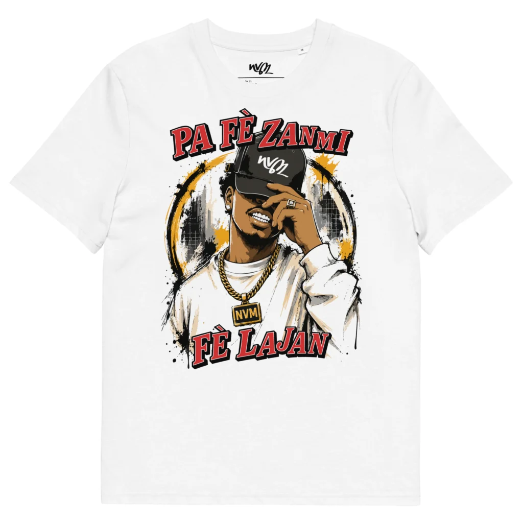 tshirt pa fè zanmi nèg a vyé manni