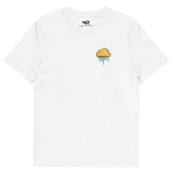 t-shirt blanc mové tan face nèg a vyé manni