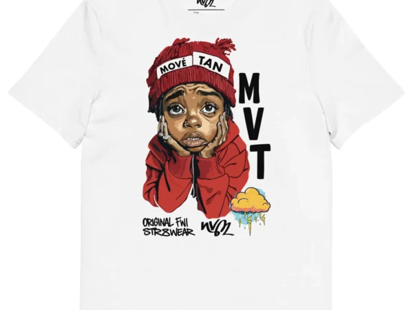 T-shirt mové tan nèg a vyé manni