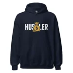 hoodie hustler nèg a vyé manni bleu marine