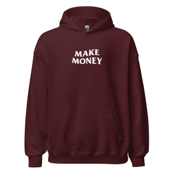 hoodie make money nèg a vyé manni bordeaux