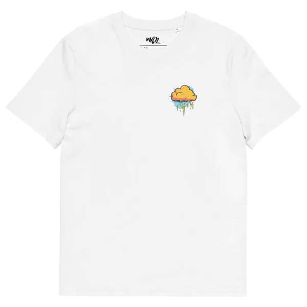 t-shirt blanc mové tan face nèg a vyé manni