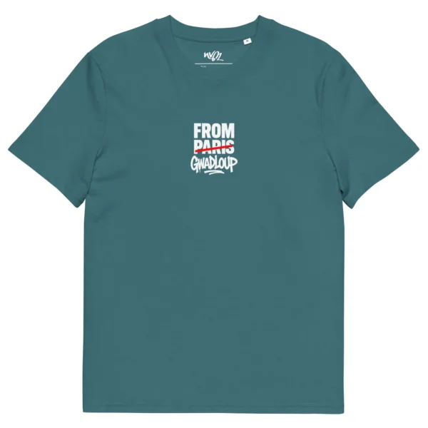 t-shirt from gwadloup nèg a vyé manni vert