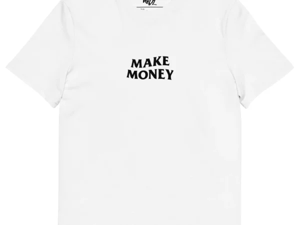 t-shirt make money nèg a vyé manni blanc