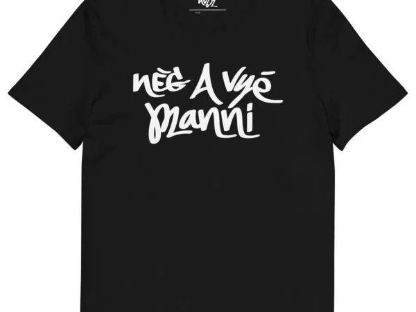t-shirt nèg a vyé manni tag