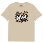 t-shirt nvm splash beige nèg a vyé manni