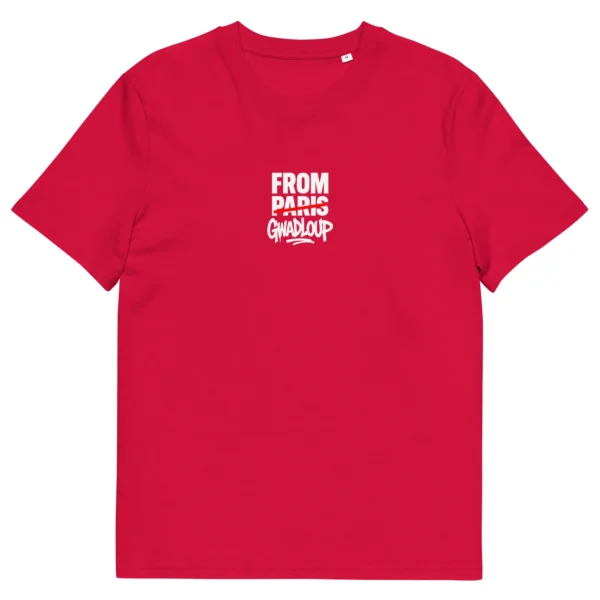 t-shirt from gwadloup nèg a vyé manni rouge