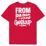 t-shirt from gwadloup nèg a vyé manni rouge dos