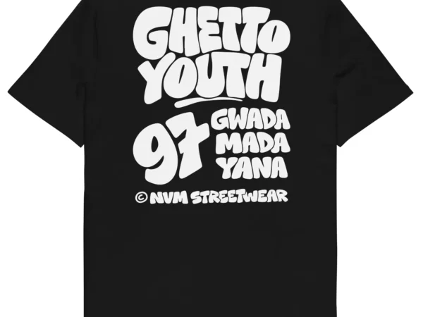 t-shirt ghetto youth nèg a vyé manni