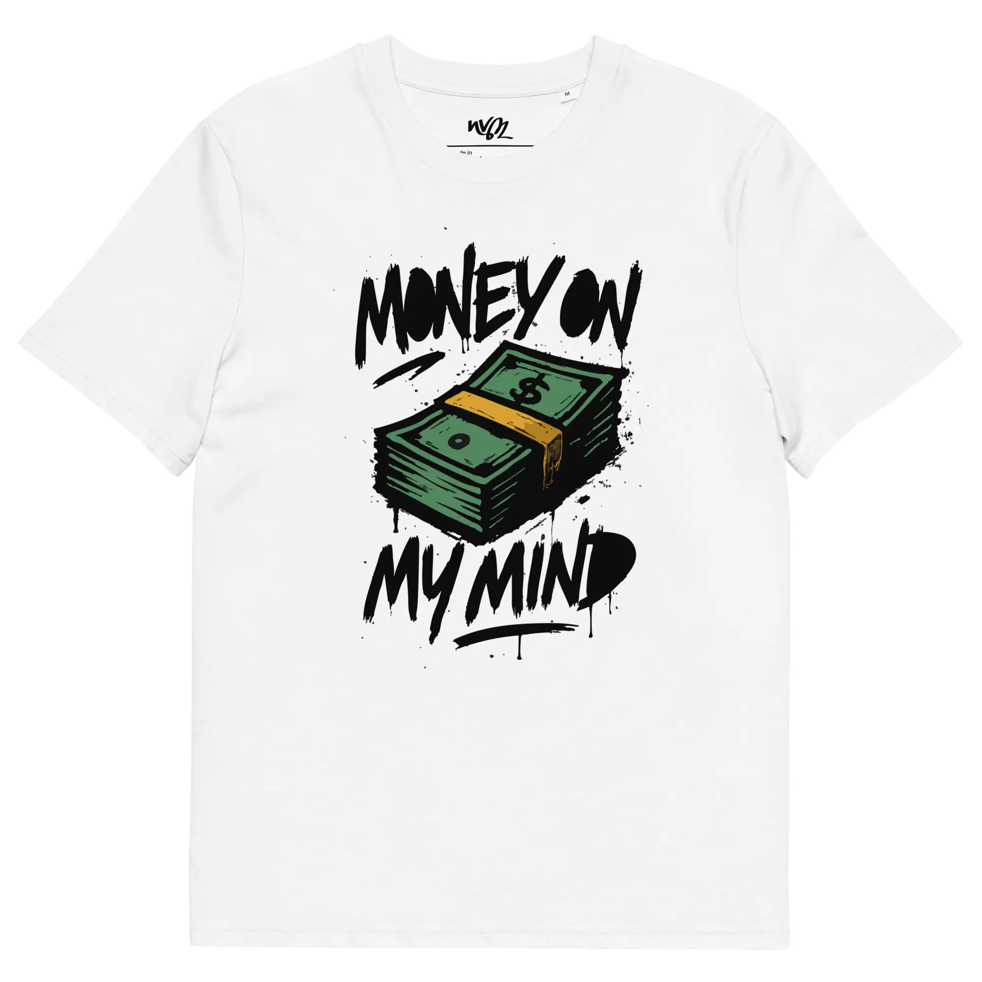 t-shirt money on my mind nèg a vyé manni