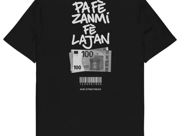 t-shirt pa fè zanmi fè lajan nèg a vyé manni